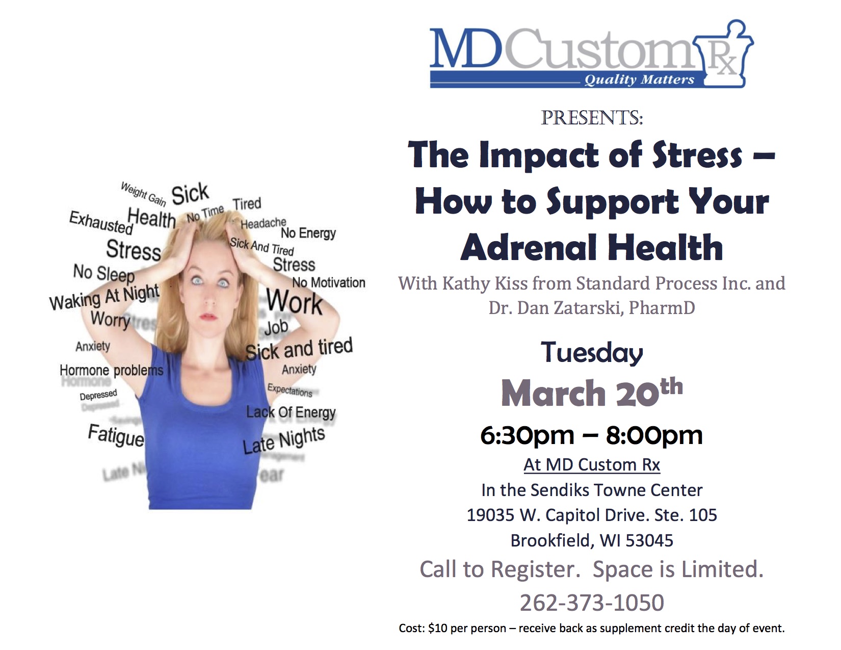 The Impact of Stress – How to Support Your Adrenal Health With Kathy Kiss from Standard Process Inc. and Dr. Dan Zatarski, PharmD